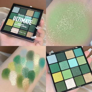  16 Colors Eyeshadow Palette Matte Glitter Shimmer cashymart