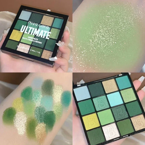  16 Colors Eyeshadow Palette Matte Glitter Shimmer cashymart
