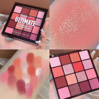  16 Colors Eyeshadow Palette Matte Glitter Shimmer cashymart