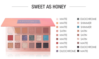  Honey Glitter Eyeshadow Palette cashymart