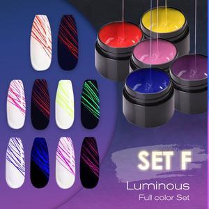  Manicure Luminous Nail Art Spider Nail Gel cashymart