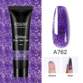  Glitter Poly Nail Gel Extension cashymart