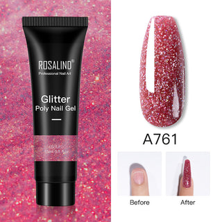  Glitter Poly Nail Gel Extension cashymart