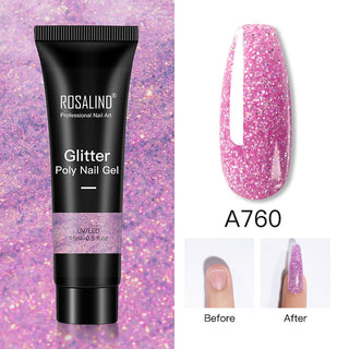  Glitter Poly Nail Gel Extension cashymart