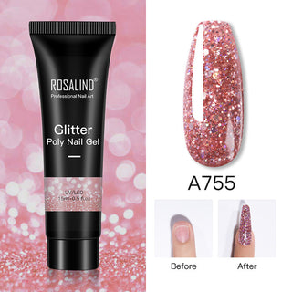  Glitter Poly Nail Gel Extension cashymart