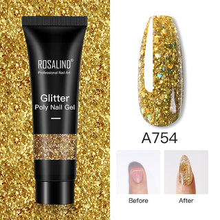  Glitter Poly Nail Gel Extension cashymart