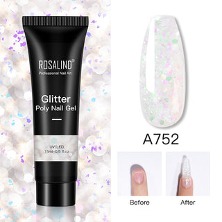  Glitter Poly Nail Gel Extension cashymart