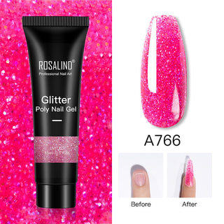  Glitter Poly Nail Gel Extension cashymart