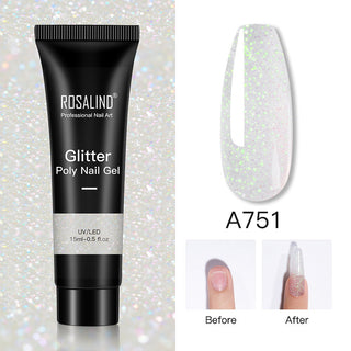  Glitter Poly Nail Gel Extension cashymart