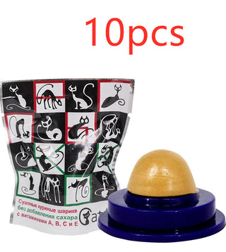  Cats' Favorite Catnip Energy Ball Lick Toy for a Thrilling Feline Experience cashymart