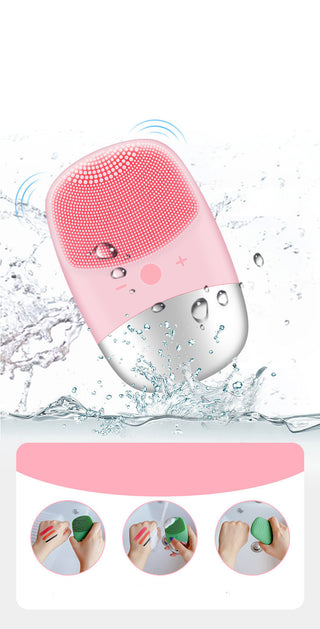  Sonic Mini Silicone Facial Cleansing Brush cashymart