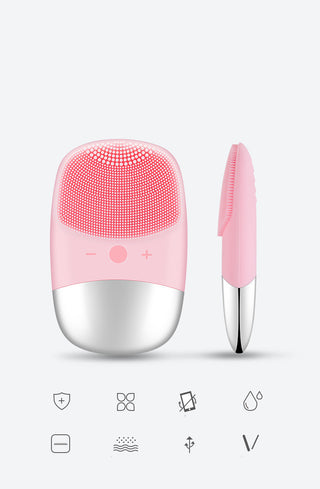  Sonic Mini Silicone Facial Cleansing Brush cashymart