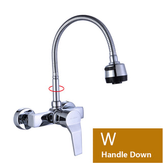  Hot and Cold Wall-Mounted Kitchen Faucet cashymart