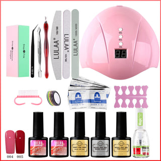  UV Phototherapy Nail Polish Glue Set cashymart