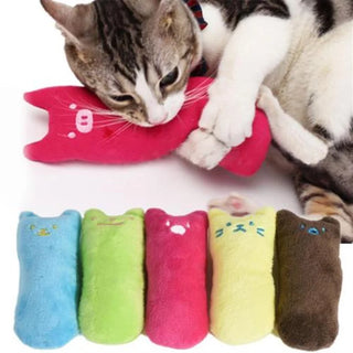  Interactive Catnip Infused Plush Toy Pillow cashymart