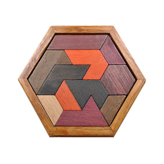  Educational Wooden Shaped Blocks Puzzle for Kids cashymart