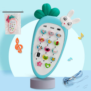  Baby Musical Educational Pretend Play Toy Phone - Multi-function Interactive Cell Phone Toy for Toddlers cashymart