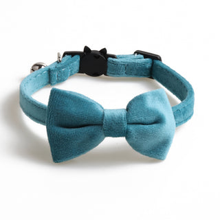  Bowknot Velvet Pet Collars for Dogs cashymart