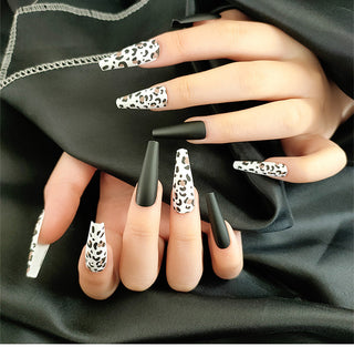  Long Ballet Nails With Flat And Pointed Water Droplets cashymart