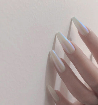  Long Ballet Nails With Flat And Pointed Water Droplets cashymart