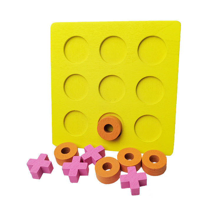  Wooden Tic Tac Toe Children's Educational Toy cashymart