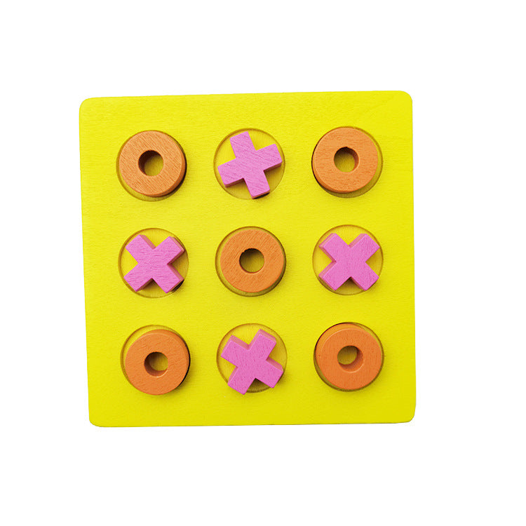  Wooden Tic Tac Toe Children's Educational Toy cashymart