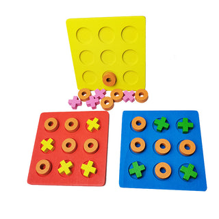  Wooden Tic Tac Toe Children's Educational Toy cashymart