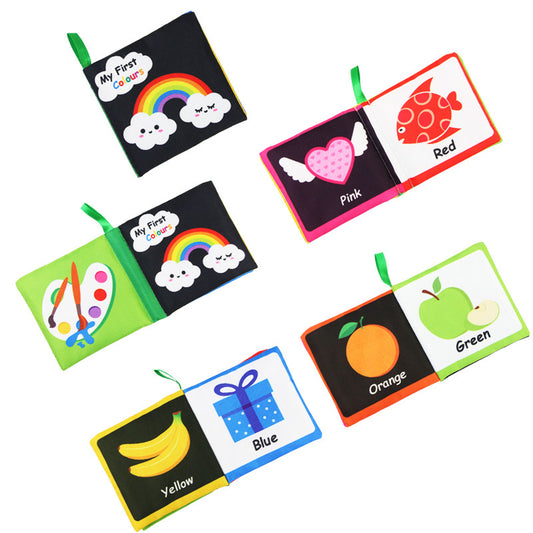  Baby Visual Excitement Cloth Book for Infant Vision Stimulation and Sensory Development cashymart