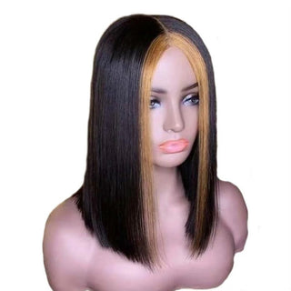  Short Straight Human Hair Wig cashymart