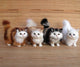 Adorable Mini Plush Cat Toys