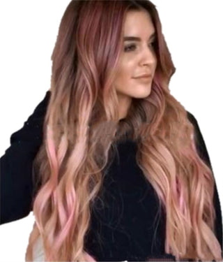  Curly Brown-Pink Wig cashymart