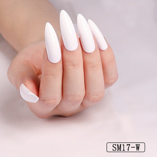  Long Pointed False Nails cashymart