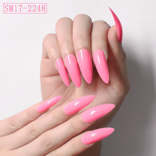  Long Pointed False Nails cashymart