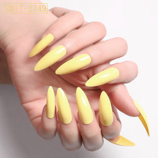  Long Pointed False Nails cashymart