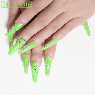  Trapezoidal coffin fake nails cashymart