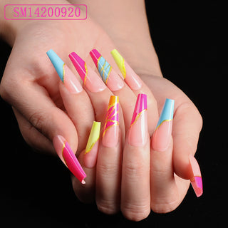  Trapezoidal coffin fake nails cashymart