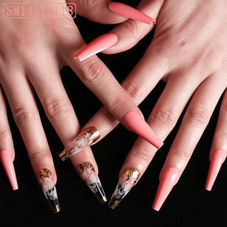  Trapezoidal coffin fake nails cashymart