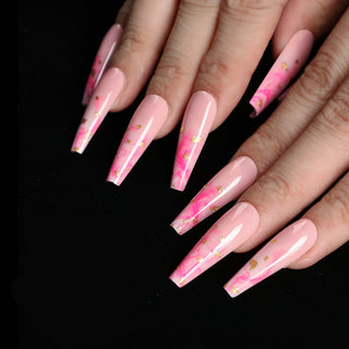  Trapezoidal coffin fake nails cashymart