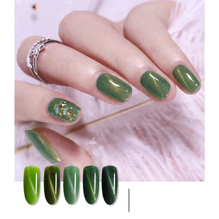  Cat's Eye Glue Nail Polish Set cashymart