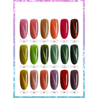  Cat's Eye Glue Nail Polish Set cashymart