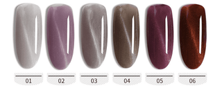  Cat's Eye Glue Nail Polish Set cashymart