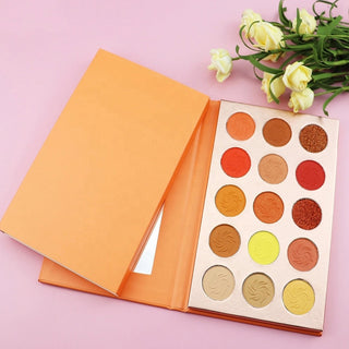  Earthy matte pearlescent eyeshadow palette cashymart