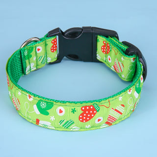  Polka Dot Polyester Dog Collar cashymart