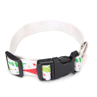  Polka Dot Polyester Dog Collar cashymart