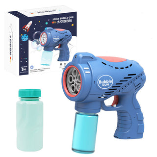  Electric Light Five-Hole Space Bubble Gun cashymart