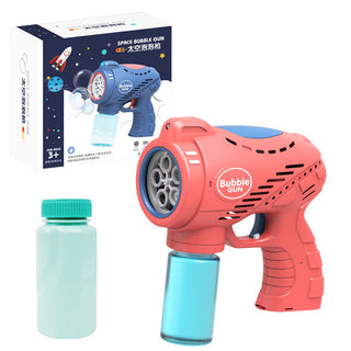  Electric Light Five-Hole Space Bubble Gun cashymart