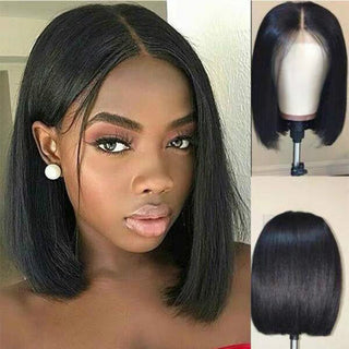  Short Brazilian Remy Bob Hair Wig cashymart