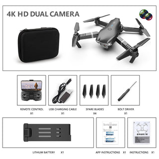  Foldable 4K HD Aerial Photography Drone cashymart