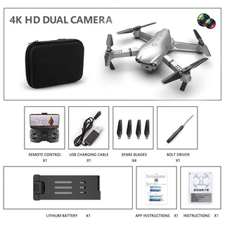  Foldable 4K HD Aerial Photography Drone cashymart