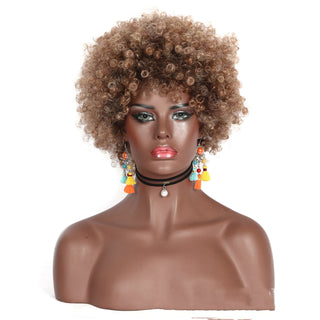  Ethnic Style High Small Curly Afro Wig cashymart